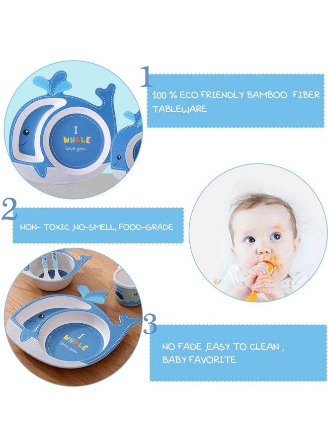 Bamboo Fiber Dinner Set For Kidsbaby Feeding Bowl Bamboo Fibre Kids Set Bamboo Fiber Plates For Kids Babies Feeding Set Kids Feeding Set Kids Feeding Set Bamboo