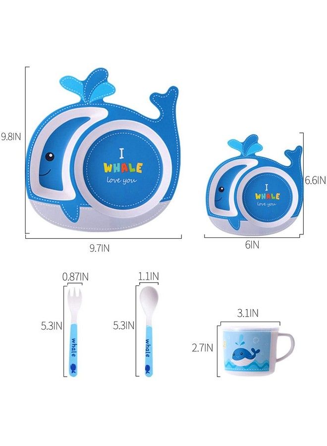 Bamboo Fiber Dinner Set For Kidsbaby Feeding Bowl Bamboo Fibre Kids Set Bamboo Fiber Plates For Kids Babies Feeding Set Kids Feeding Set Kids Feeding Set Bamboo