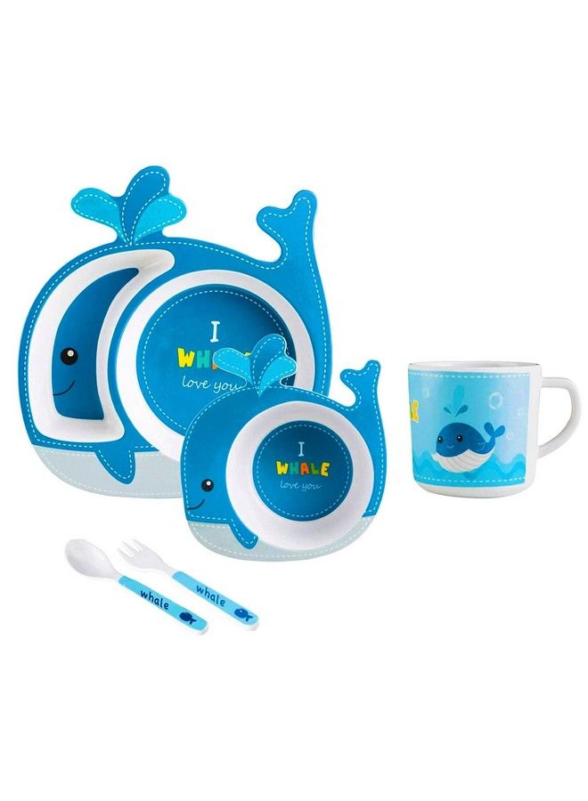 Bamboo Fiber Dinner Set For Kidsbaby Feeding Bowl Bamboo Fibre Kids Set Bamboo Fiber Plates For Kids Babies Feeding Set Kids Feeding Set Kids Feeding Set Bamboo