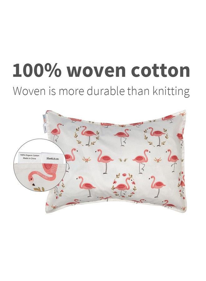 Toddler Pillowcases Cotton Pillow Cover Fits 14X19 Or 13 X 18 Kids Bedding Pillow 2 Pack Large Pillow Covers With Envelope For Babies Children Boys Girls Sleeping And Travel