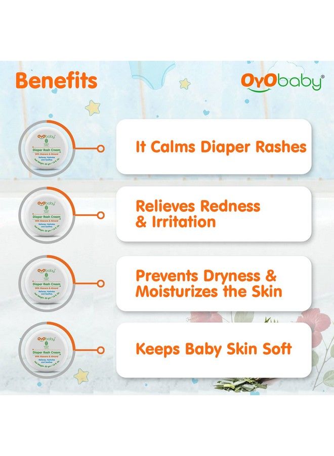 Baby Combo Diaper Rash Cream And Dusting Baby Powder (50Gm And 200Gm Respectively)