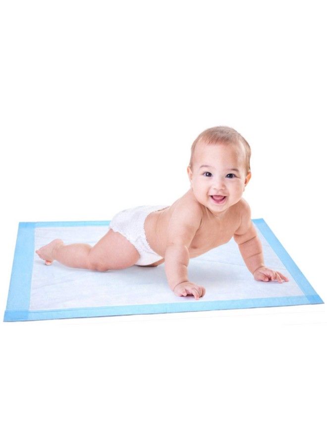 Disposable Baby Changing Pad Liner25 Count (24 X 17 Inch)Soft Disposable Blue Hospital Underp Accessoriesadwaterp Accessoriesroof And Absorbent For Infant And Child Use