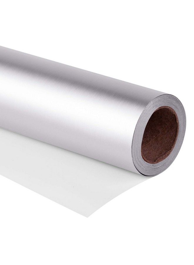Wrapping Paper Roll 815 Sq Ft Matte Silver For Weddingbirthday Shower Congrats And Holiday 30 Inches X 328 Feet