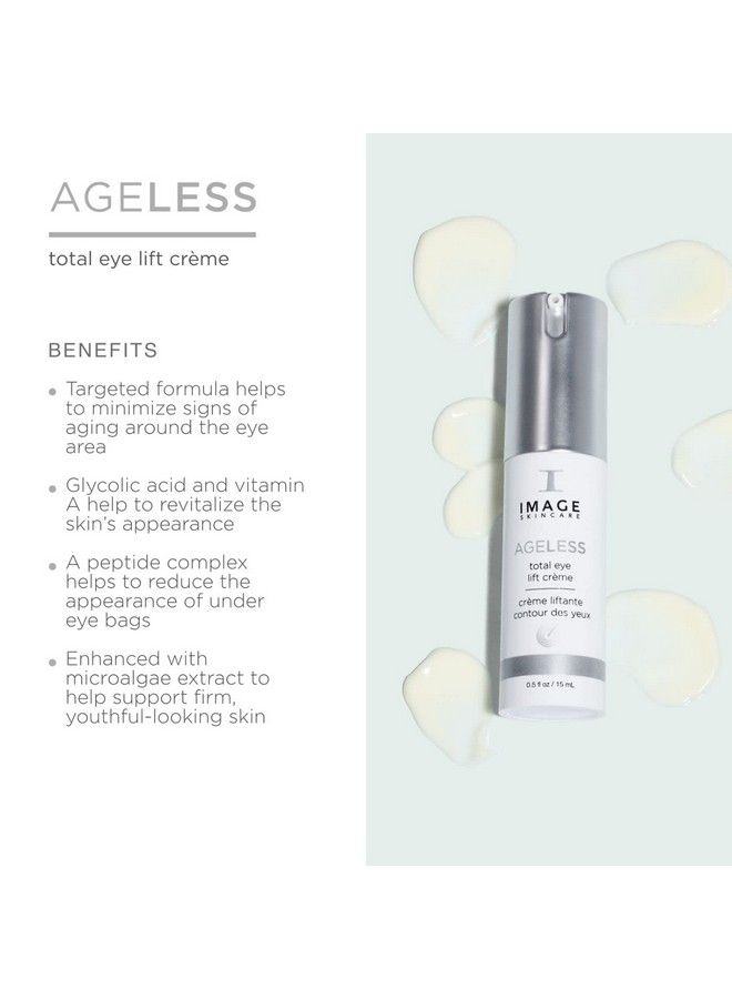 Total Eye Lift Crème Under Eye Circle Bags And Wrinkle Rescue 05 Oz