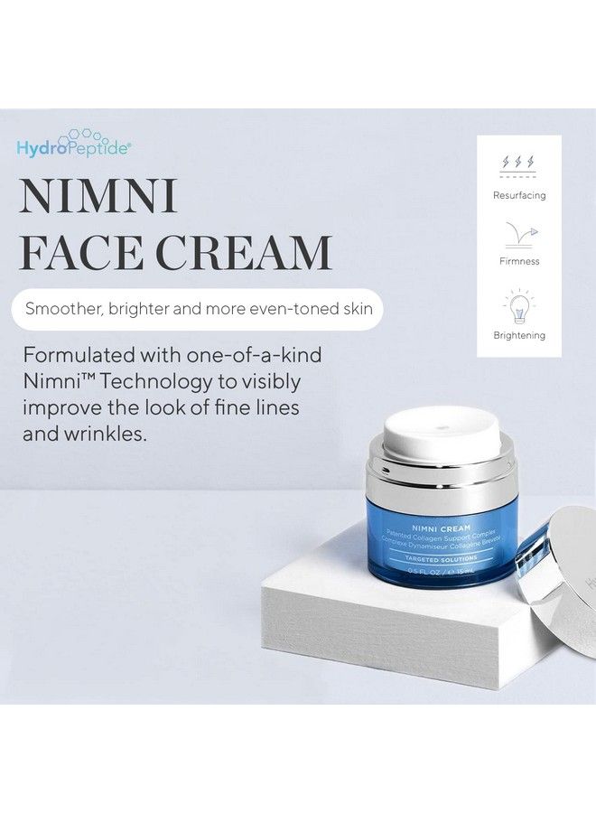 Nimni Face Cream Patented Collagen Support Antiaging Booster Cream Improves Skin'S Fullness And Elasticity 05 Ounce