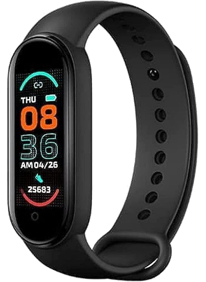 Fitness Band, Fitness Tracker HR, Activity Tracker Watch with Heart Rate Monitor, Pedometer IP68 Waterproof Sleep Monitor Step Counter for Women Men… (Black01)