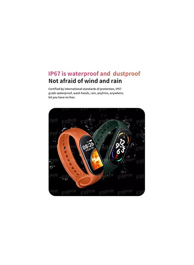 Smart Bracelet Wristband Waterproof Sport Smart Watch Fitness Tracker Watch Heart Rate Monitor Smart Watch with Message Reminder and Step Counter with Blood Pressure Monitor (green)