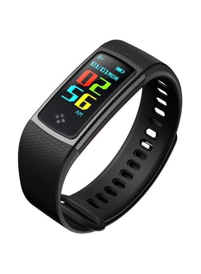 Heart Rate Fitness Activity Tracker with Blood Pressure Monitor - Black