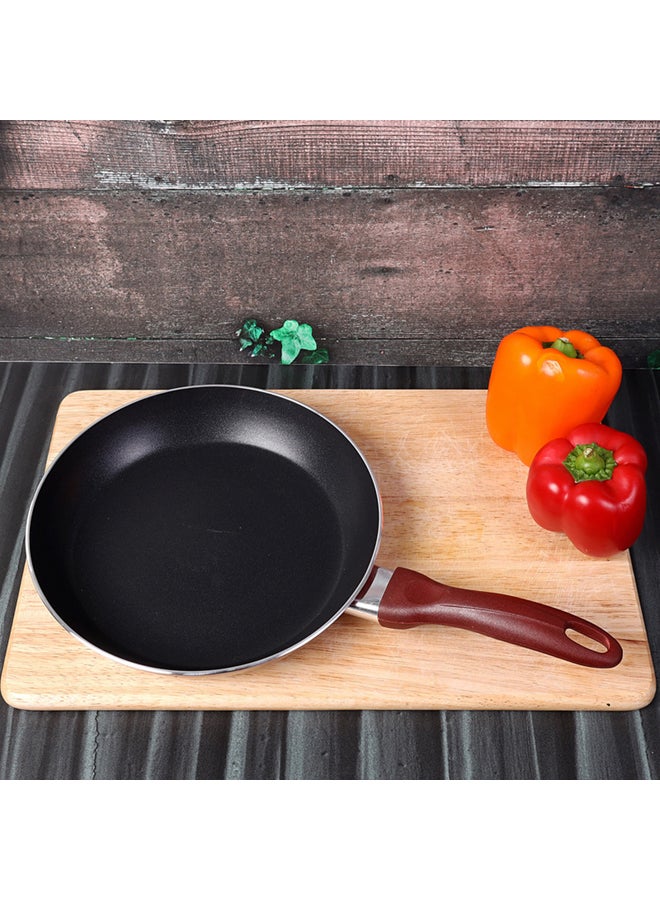 2Pcs Non-Stick Fry Pan Set 2.5Mm Thickness Press Aluminium Material Cd Bottom Strong Bakelite Handle 3 Layer Durable Non-Stick Coating Multicolour 28 & 22 Cmcm