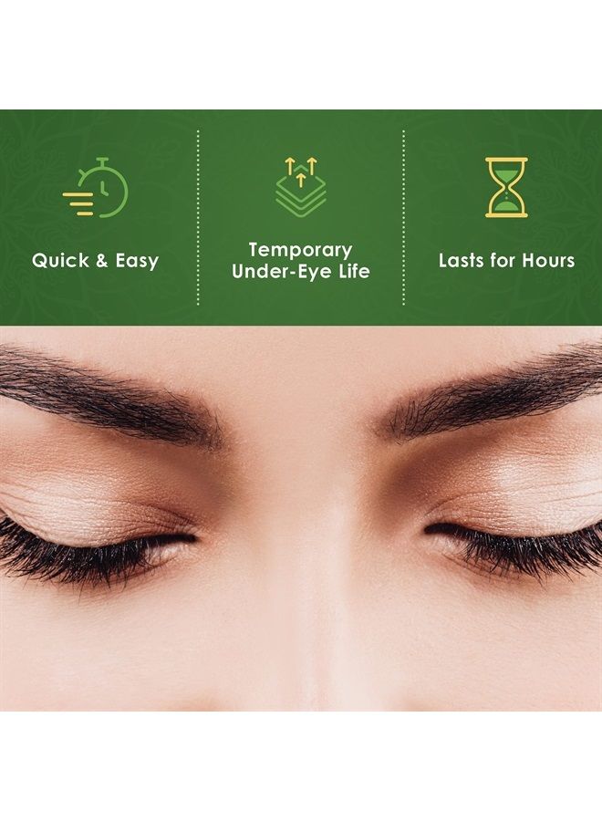Under-Eye Firming Serum - Decreases Under-Eye Bags, Puffiness, Lines, & Wrinkles - Wear With or Without Makeup - Works in Under 3 Minutes (0.23 oz, Pack of 2)