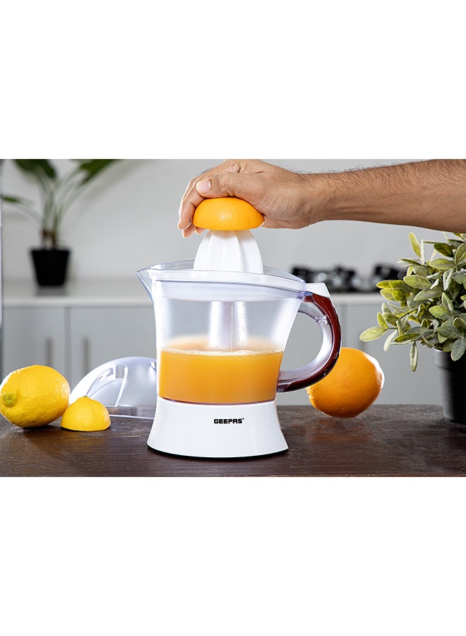 25 Watt Citrus Juicer - Quick, Healthy, Nutritious Juices - Effortless Juicer With 2 Cones, Bi-Direction Twist, 1.2 Liter Capacity | 2-Years Warranty 1.2 L 25 W GCJ5384 White