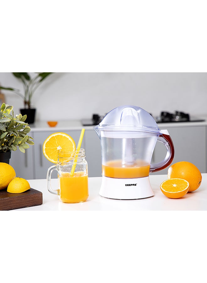 25 Watt Citrus Juicer - Quick, Healthy, Nutritious Juices - Effortless Juicer With 2 Cones, Bi-Direction Twist, 1.2 Liter Capacity | 2-Years Warranty 1.2 L 25 W GCJ5384 White