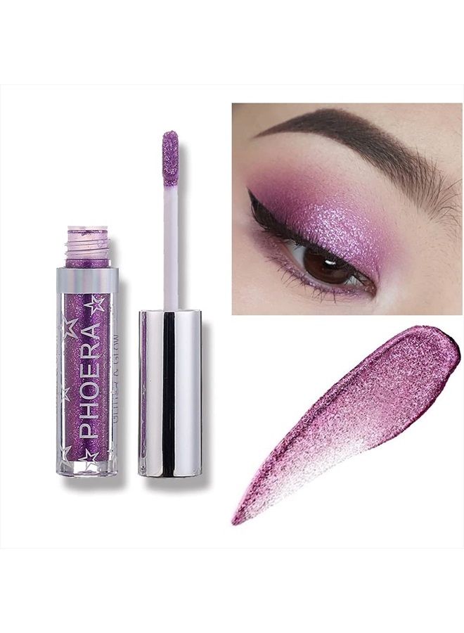 Glitter Eyeshadow，Makeup For Eyes Liquid Shimmer Sparkle Glow Light Colors Pencil Stick Shiny Long Lasting Waterproof Shining Eye Shadow Sets Metallic Pigments Metals Gloss Sparkling Pen Kit (A105)