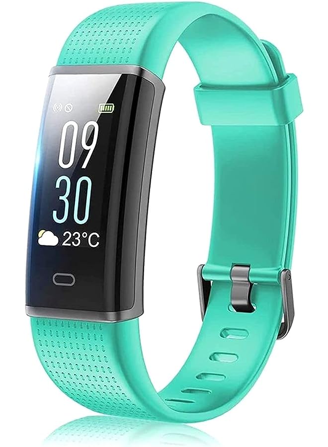 Tracker Color Screen, Activity Tracker with Heart Rate Monitor Watch, IP68 Waterproof, Sleep Monitor, Pedometer Wristband for Women Men Kids,Green