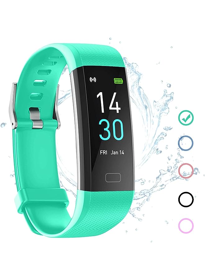 tracker for kids, with Heart Rate Blood Pressure Blood Oxygen Sleep Monitor Temperature Monitor, Activity Tracker Smart Watch Pedometer Step Counter ，for iPhone & Android Phones (Green)