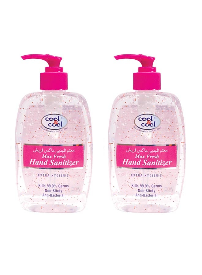 Max Fresh Hand Sanitizer 500ml Pack of 2