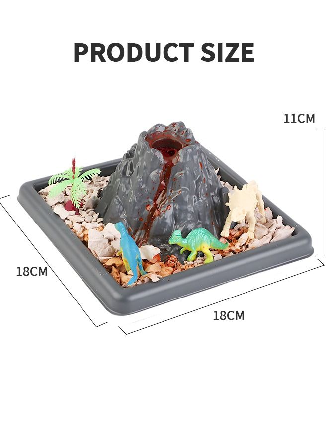 3-In-1 Scientific Experiment Kits STEM Activities Educational Toys for Kids, Archaeological Excavation Toy, Erupting Volcano Science Kit and Scene Construction 3-In-1 Kits