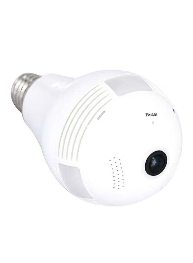 Vr Bulb Light Up Surveillance Camera Fit Easily, Night Vision (White)