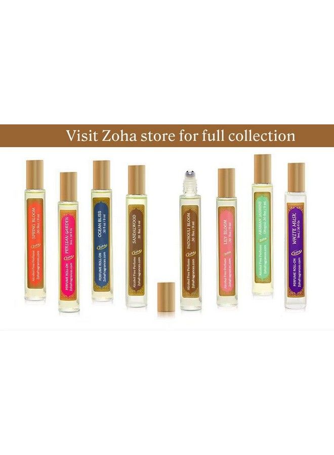 White Musk|Roll On Perfume For Women And Men | Alcohol Free & Essential Oil Based Perfumes | Long Lasting & Vegan Fragrance Made In Usa (5 Ml/.17 Oz)