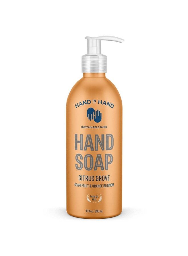 Nourishing Liquid Hand Soap 10 Fl Oz Grapefruit & Orange Blossom Citrus Grove Scent 4 Pack