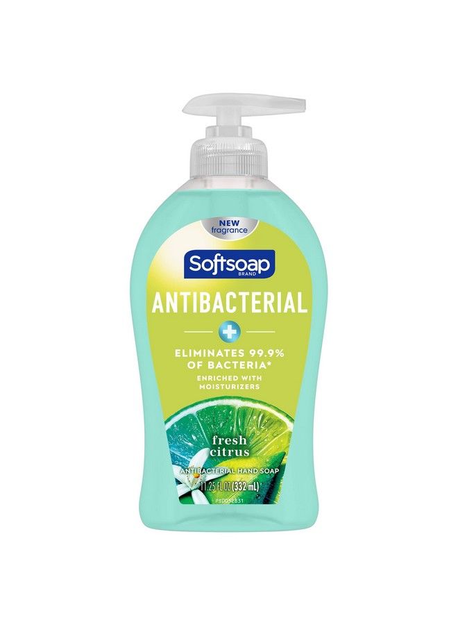 Antibacterial Liquid Hand Soap Fresh Citrus 11.25 Fluid Ounce Green