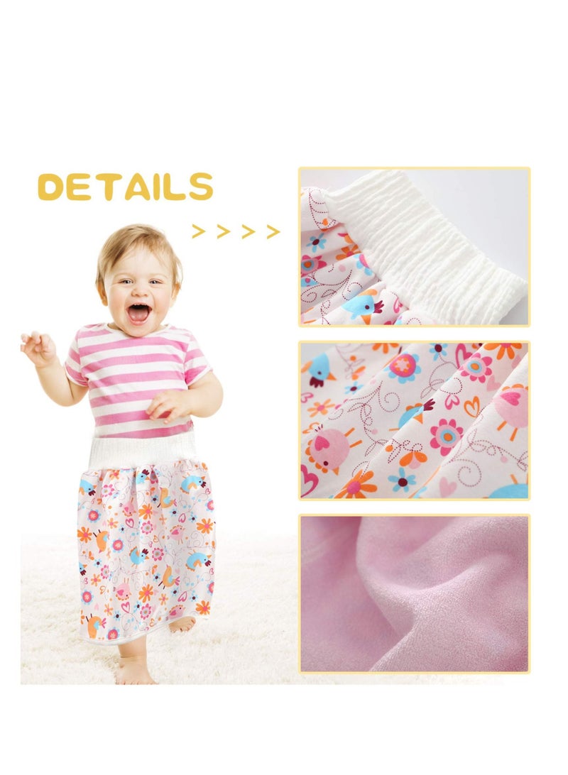 Diaper Pants for Baby Cotton Training Pants Diaper Skirt Shorts Waterproof Cloth Diapers Night Time