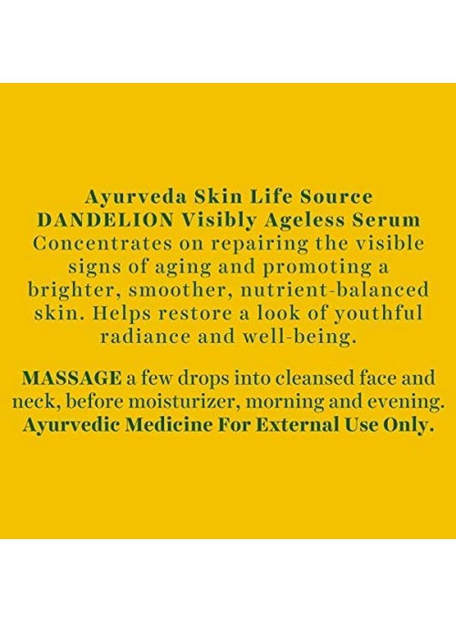 Bio Dandelion Visibly Ageless Serum 40 Ml (Pack Of 2)