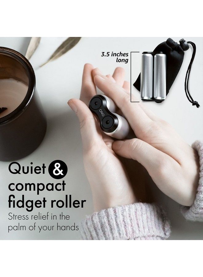 Roller Grey (The Original) Handheld Fidget Toy For Adults ; Help Relieve Stress Anxiety Tension ; Promotes Focus Clarity ; Compact Portable Design