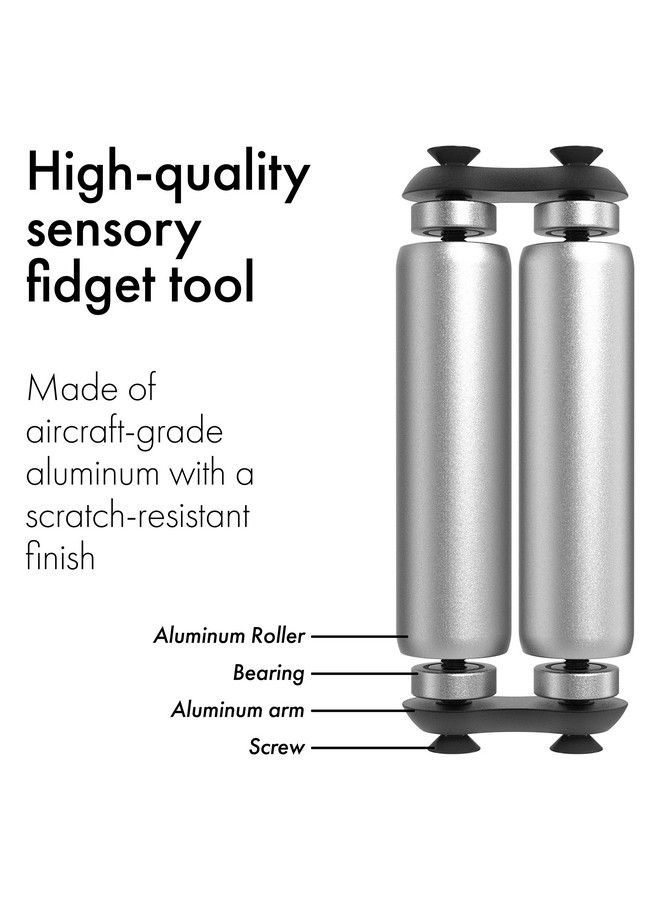 Roller Grey (The Original) Handheld Fidget Toy For Adults ; Help Relieve Stress Anxiety Tension ; Promotes Focus Clarity ; Compact Portable Design