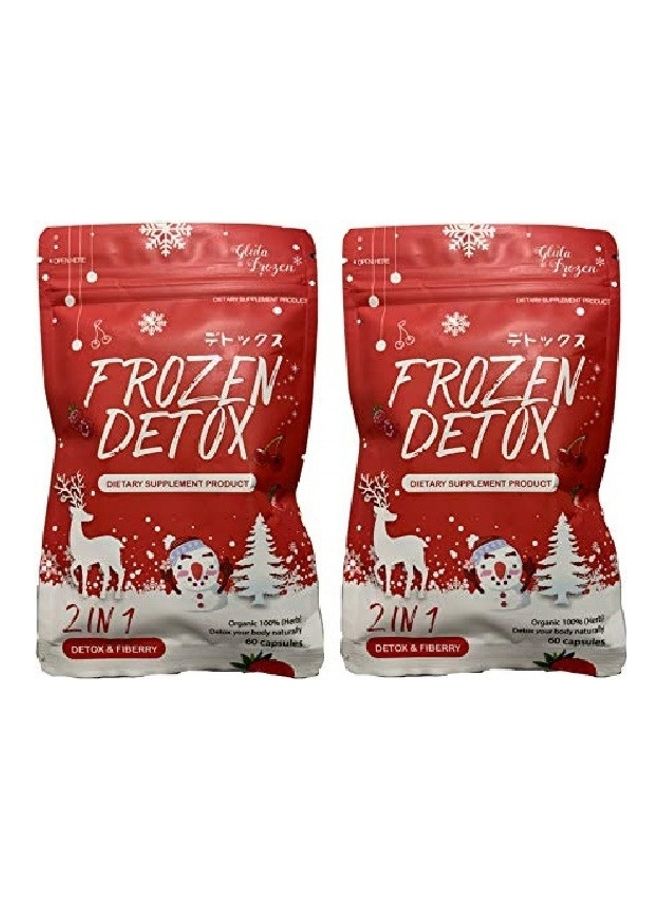 Frozen Detox 2-in-1 And Fiberry Dietary Supplement Skin Whitening