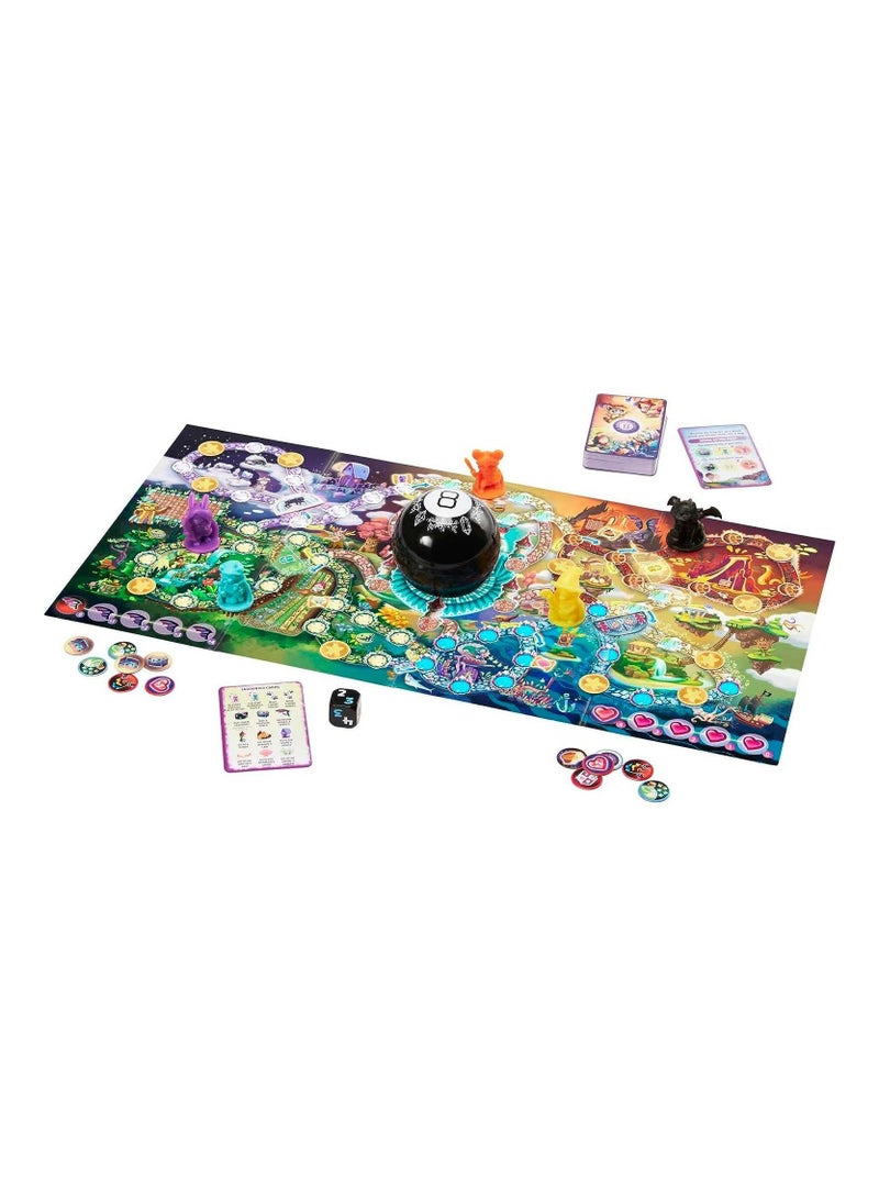 Magic 8 Ball Board Games, Magical Encounter Cooperative Board Game with Magic 8 Ball Original for 2-4 Players, Family Game Night