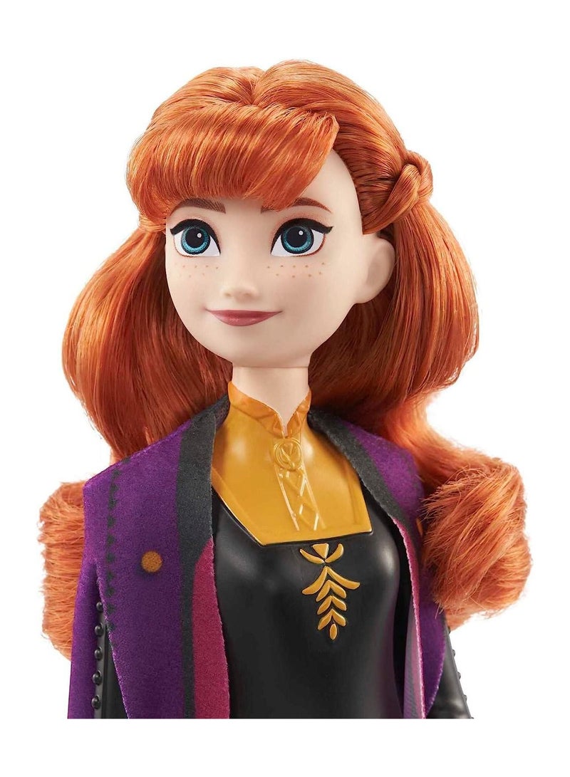 Disney Frozen 2 Anna Fashion Doll with Signature Clothing