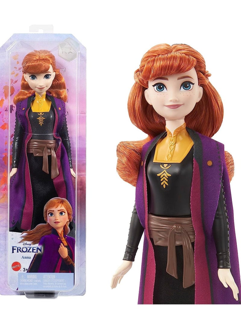 Disney Frozen 2 Anna Fashion Doll with Signature Clothing