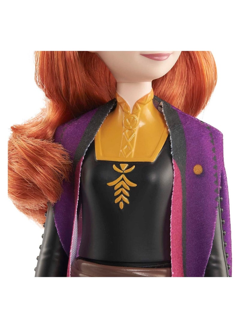 Disney Frozen 2 Anna Fashion Doll with Signature Clothing