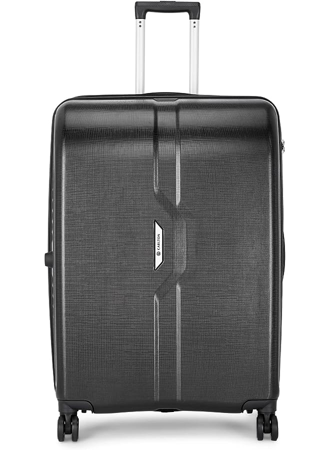 Oslo 4 Wheel Hardside Medium Trolley, 68 cm Height, Black