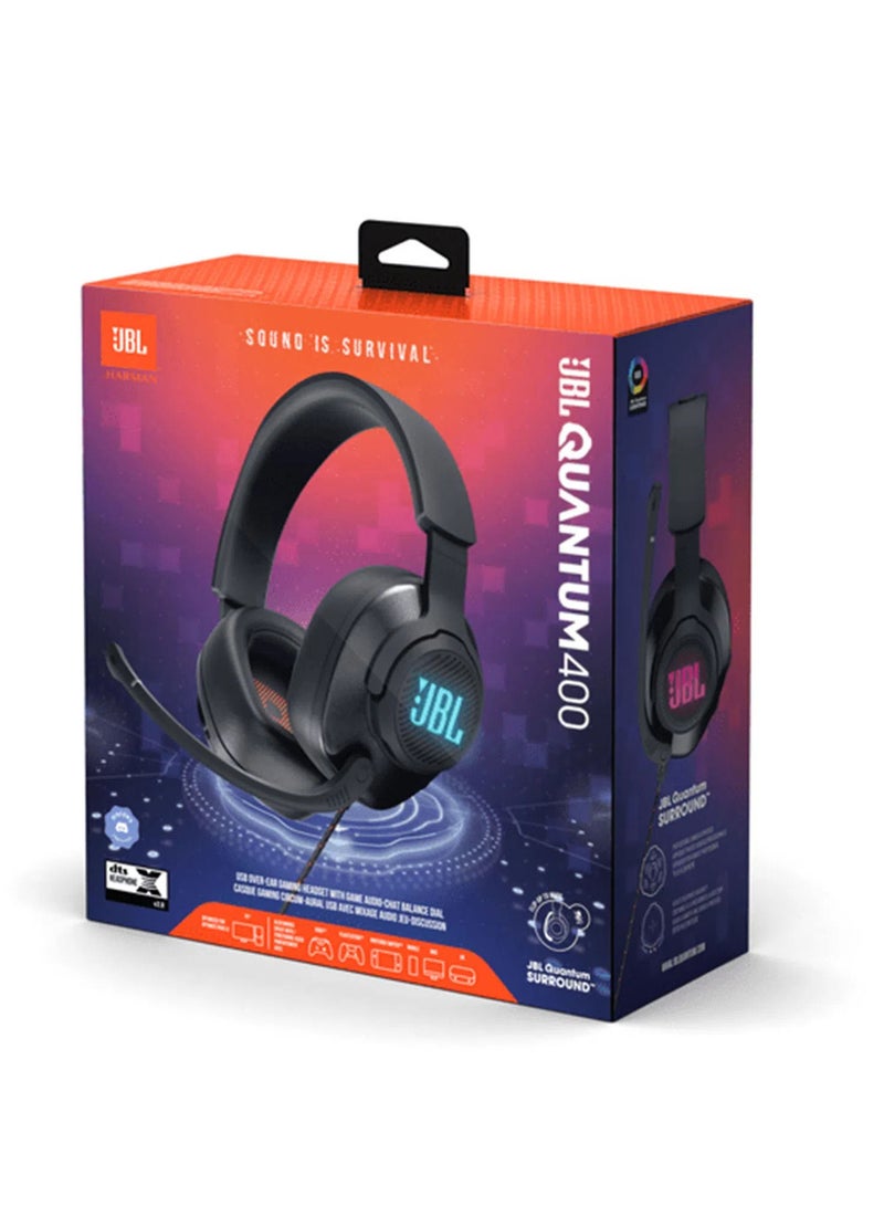 JBL Quantum 400 Wired Over-Ear Gaming Headset