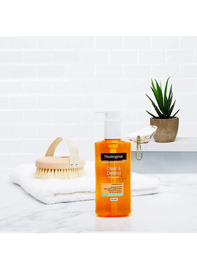 Clear And Defend Facial Wash Orange 200ml