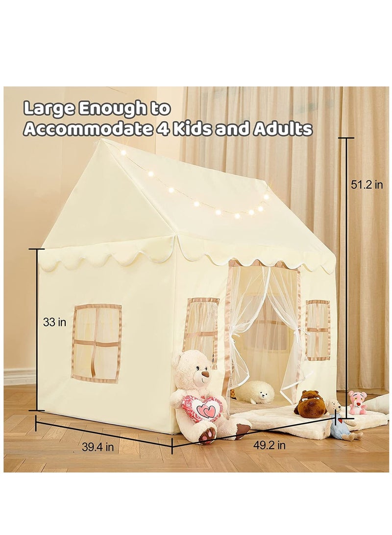 Children's Tent Solid Wood Small House Children's Playhouse Outdoor Play Tent