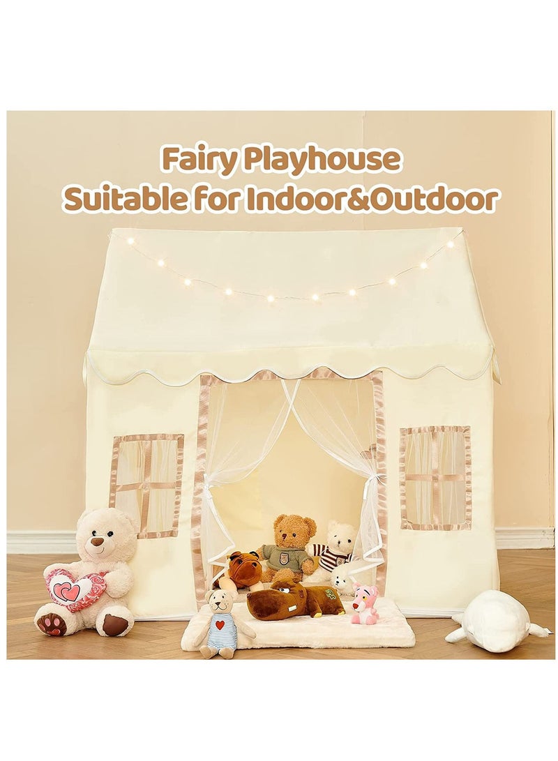 Children's Tent Solid Wood Small House Children's Playhouse Outdoor Play Tent