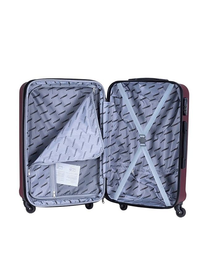 4 PCS Luggage Set Hardside Spinner Number Locked Trolley Suitcase Bag