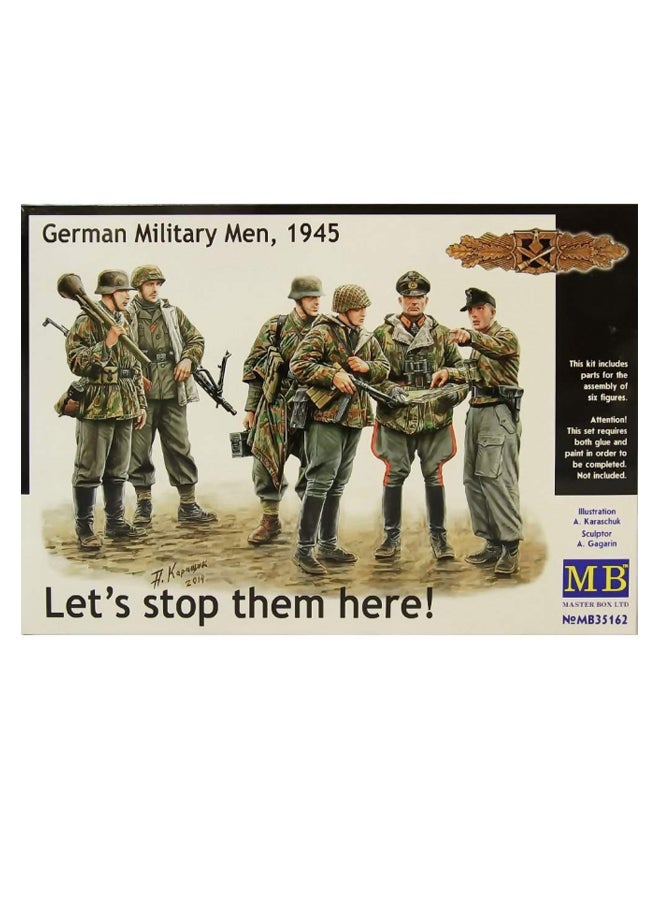 6-Peice Let's Stop Them Here 1945 German Military Men Figure Set