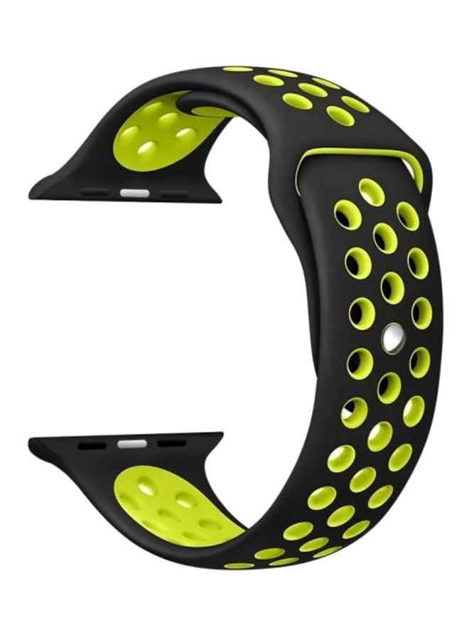 Replacement Strap For Apple Watch 42mm Green/Black