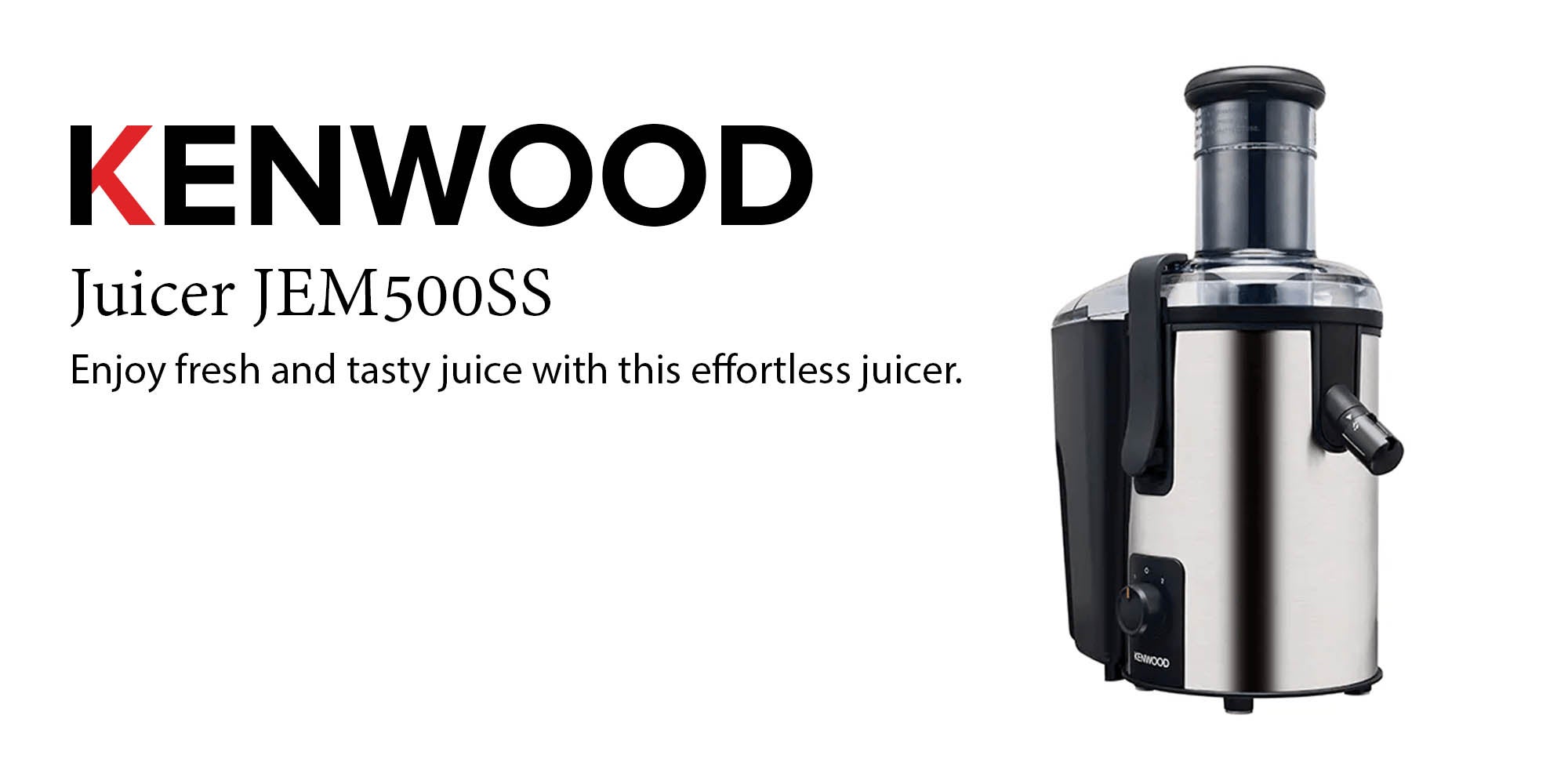 Electric Juicer Extractor 700W 2.0 L 700.0 W JEM500SS Silver/Black