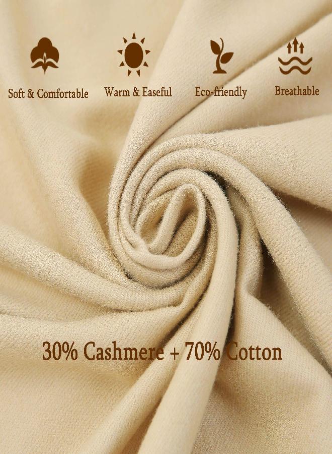 Pashmina Shawls and Wraps, vimate Khaki Beige Baige Cashmere Pashmina Shawl Scarf for Women