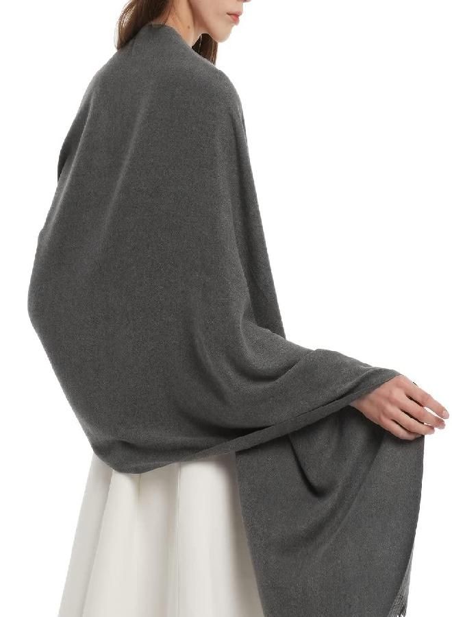 Womens Winter Scarf Cashmere Feel Pashmina Shawl Wraps Soft Warm Blanket Scarves for Women