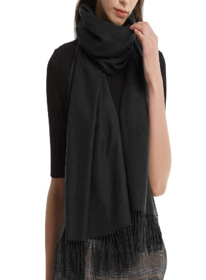 FURTALK Womens Winter Scarf Cashmere Feel Pashmina Shawl Wraps Soft Warm Blanket Scarves for Women (One size, Beige)