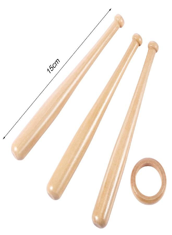 Baseball Stand Baseball Holders for Balls Display Wooden Baseball Bat Display Stand Holder Display Baseball Centerpieces for Tables for Kids and Sports Lover (1 Pack)