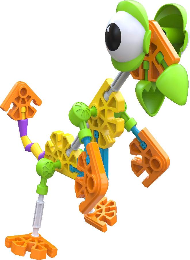 Kid K'NEX Dino Dudes Building Set - Ages 3+ - Preschool Creative Toy, 100 pieces