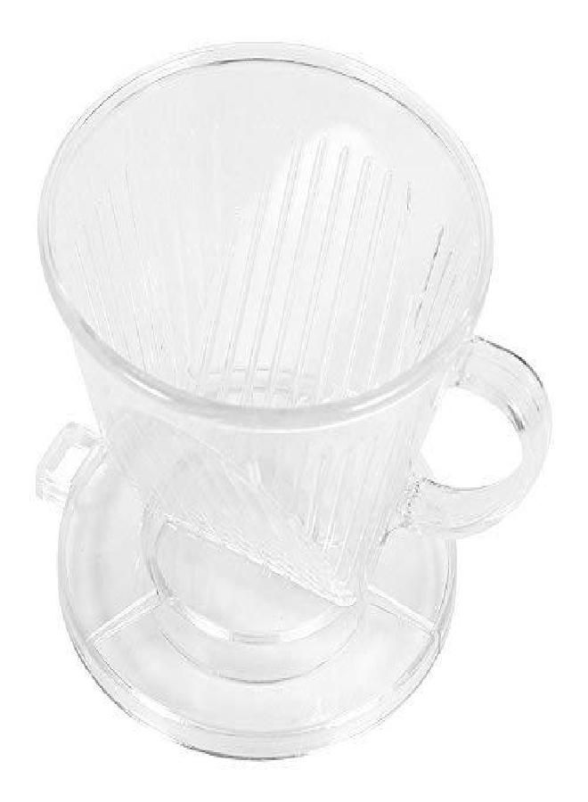Transparent Reusable Coffee Filter Cone-Shaped Resin Coffee Maker Filter Cone Ready Set Joe Single Cup Coffee Brewer Portable Dripper Pure Flavor Maker Tool