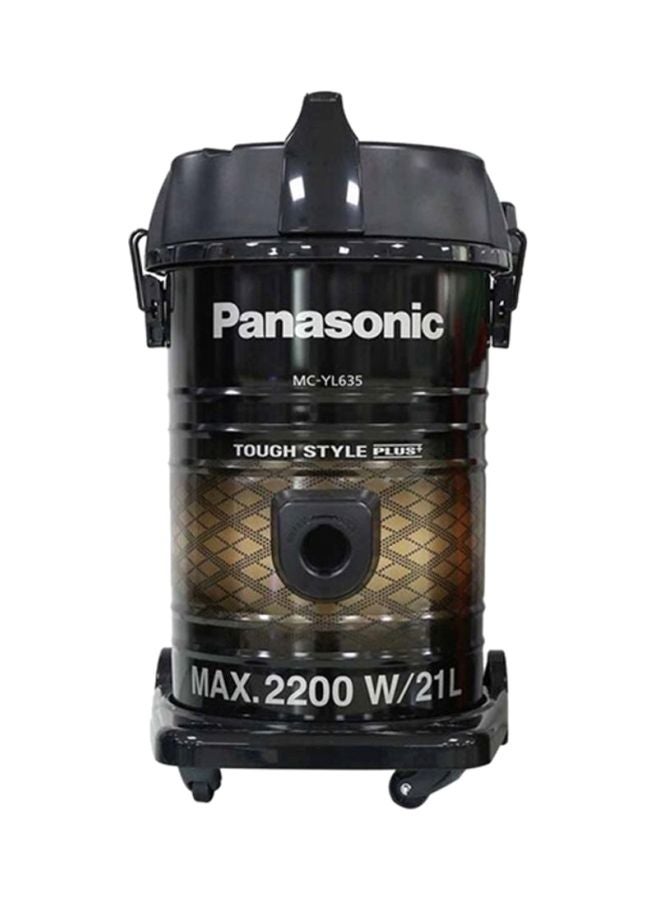 Drum Vacuum Cleaner 21L 2200W 21 L 2200 W YL635 Black